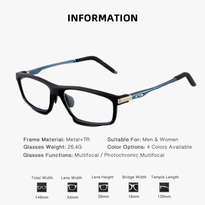 🔥 Final 3 Hours: 60% OFF - Ultra-Light Aluminum Magnesium Color-Changing Multi-Focal Reading Glasses for Outdoor Sports!