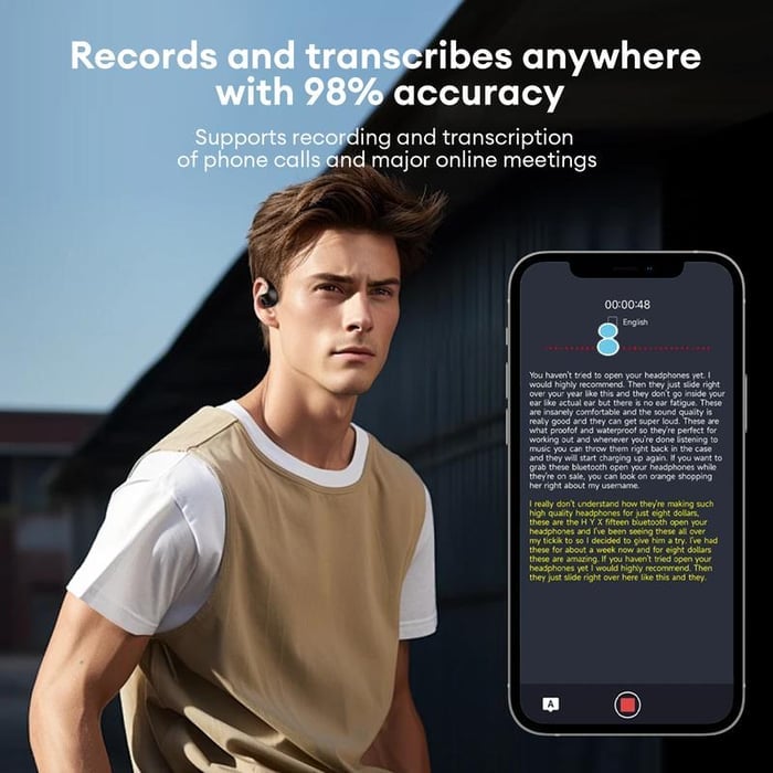 🏆LAST DAY SALE 60% OFF⏰AI Translation T26 Pro MAX Wireless Bluetooth Translation Earbuds