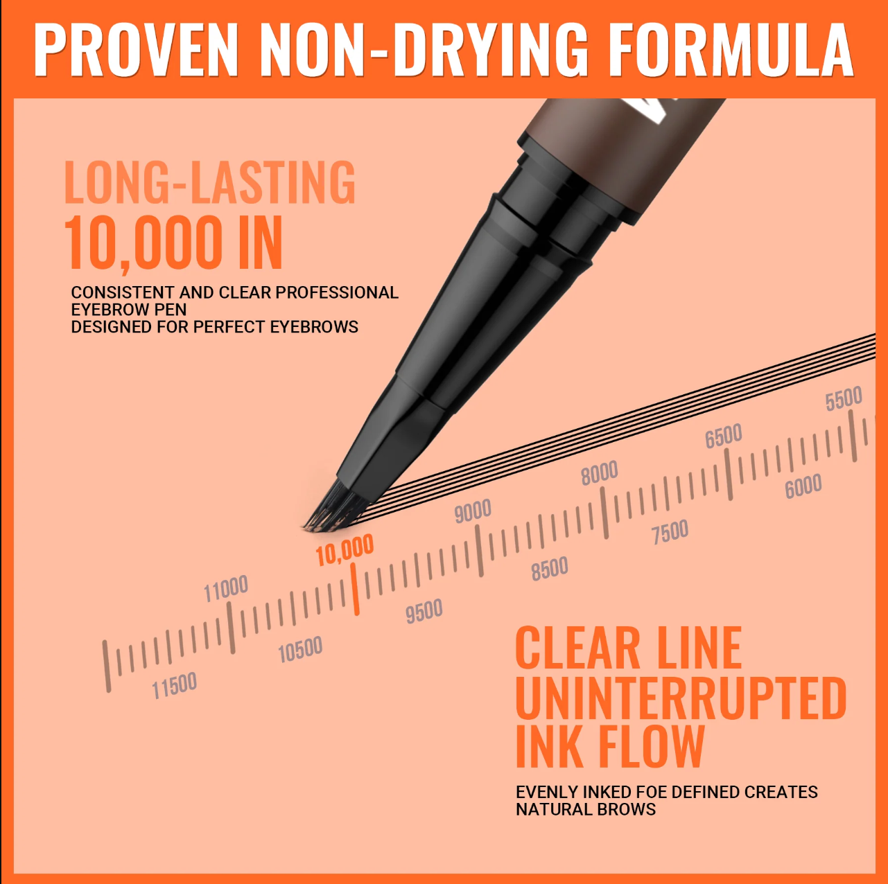 ✏️Last day 60% OFF✏️LOVILDS™ 2-in-1 Microblading Eyebrow Pen with Square Brush