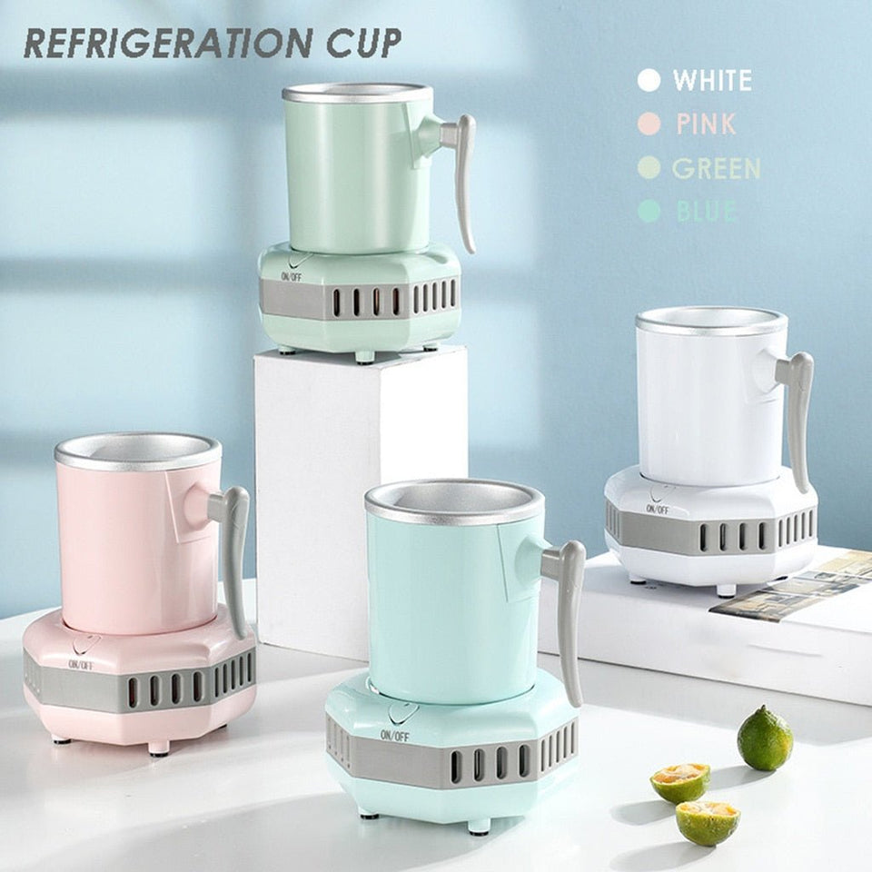 ❄️🥤 Electric Mini Cooler Cup! The ultimate solution for enjoying refreshing drinks anytime, anywhere. ❄️🥤