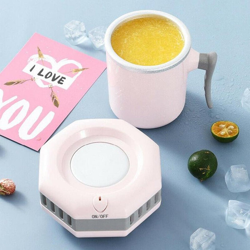 ❄️🥤 Electric Mini Cooler Cup! The ultimate solution for enjoying refreshing drinks anytime, anywhere. ❄️🥤