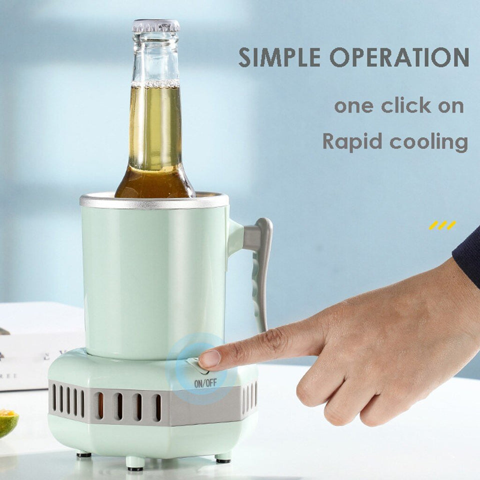 ❄️🥤 Electric Mini Cooler Cup! The ultimate solution for enjoying refreshing drinks anytime, anywhere. ❄️🥤