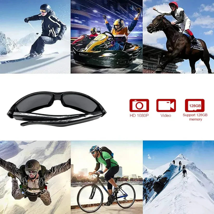 Cool Launch! Smart Outdoor Gopro Sunglasses: Built-in WiFi + HD Camera, Capture Every Adventure on the Go!