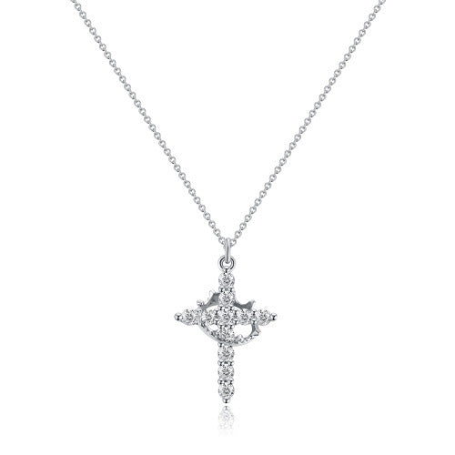 Christianity Cross & Crown Necklace