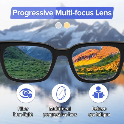 🔥 Final 3 Hours: 60% OFF - Ultra-Light Aluminum Magnesium Color-Changing Multi-Focal Reading Glasses for Outdoor Sports!